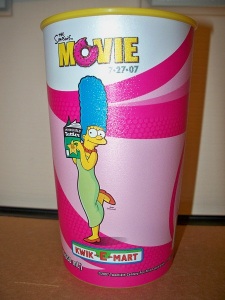 Simpsons Movie Kwik E Mart cups Marge