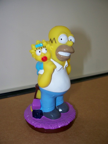 BIP HOLLAND 1998 EI Candy Topper - USATO THE SIMPSONS HOMER 11 cm 