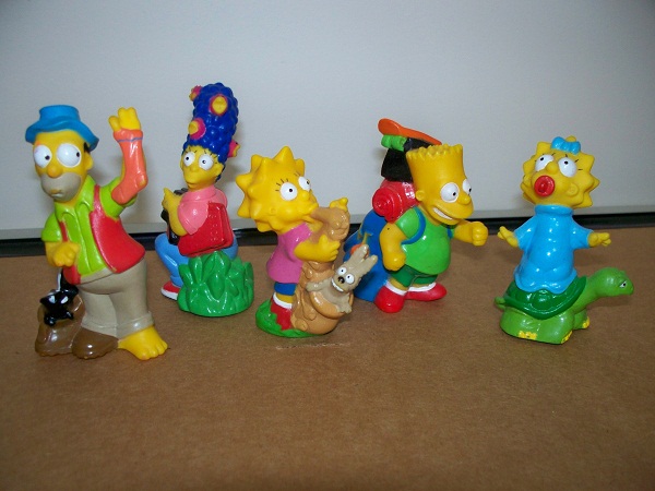the simpsons burger king toys