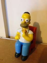 The Simpsons Hungry Jack's couch toy Homer