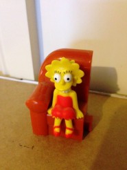 The Simpsons Hungry Jack's couch toy Lisa
